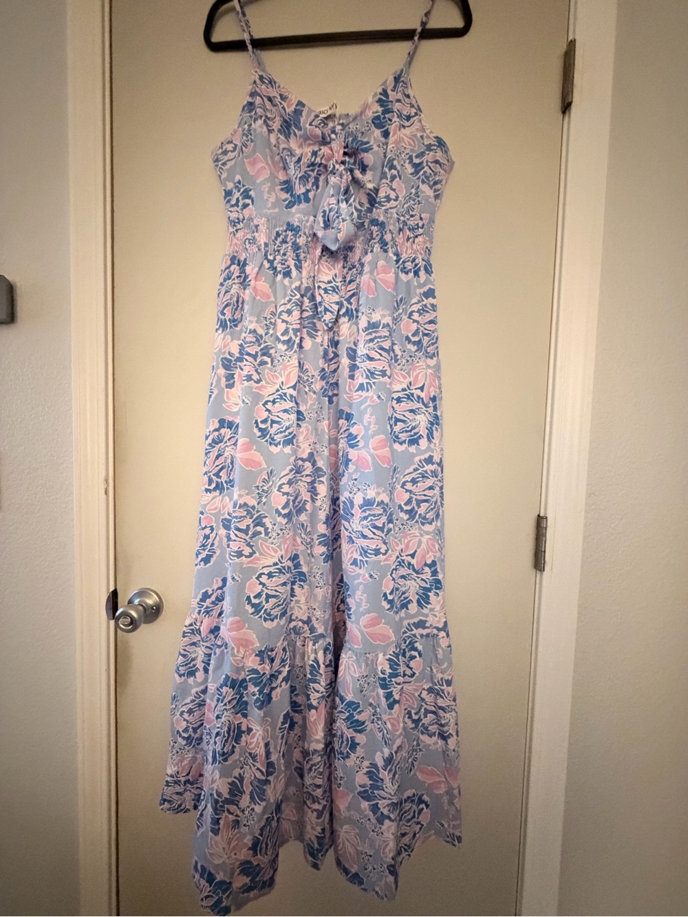 Women’s Light Blue & Pink Floral Dress